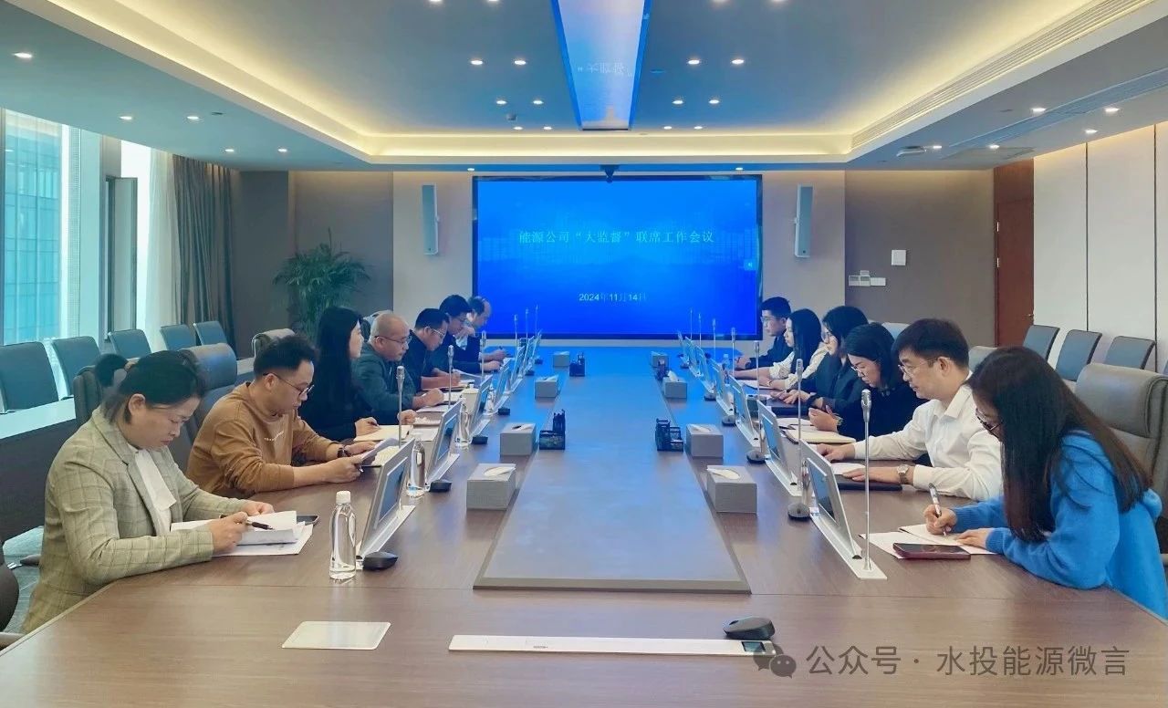 能源公司纪委召开“大监督”联席工作会议