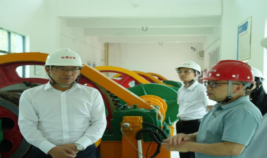 彭冬水到伦潭公司调研