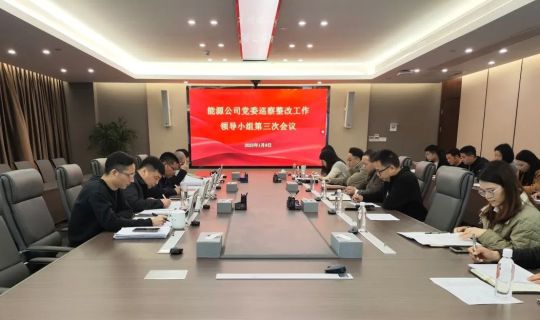 能源公司召开党委巡察整改工作领导小组第三次会议