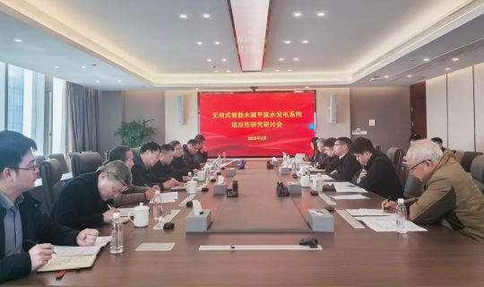 能源公司组织召开无坝式智能永磁平流水发电系统适应性研究研讨会