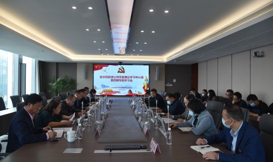 省水投能源公司党委召开理论学习中心组学习会专题学习研讨党的二十大精神 