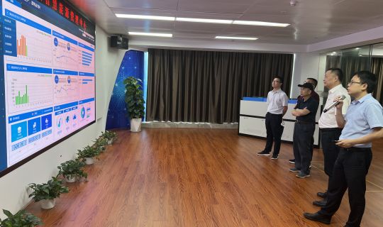 江西联合能源有限公司总经理罗少平一行到能源公司调研